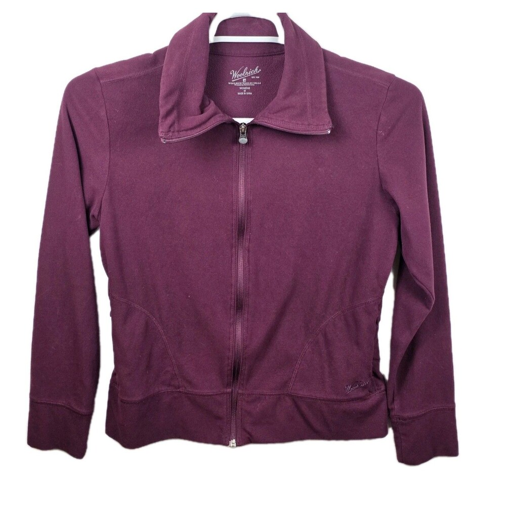 Woolrich Women's‎ Medium Blackberry Full Zip Fleece Jacket